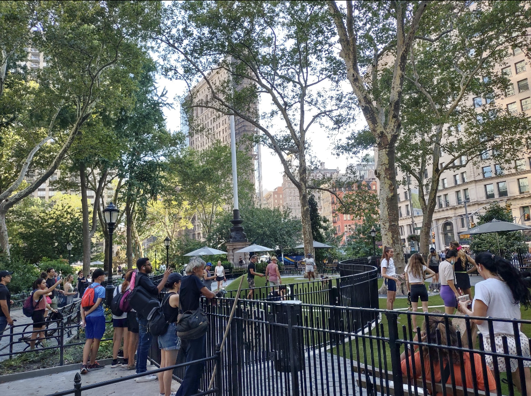 The View Facing South